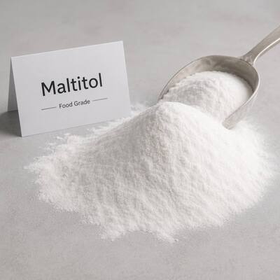 Maltitol Powder, Non‑GMO Polyol Sweetener E965, Food‑Grade 30‑400 Mesh for Confectionery & Bakery Production