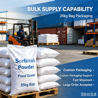 Food Grade Sorbitol Powder Crystalline Sweetener Sorbitol For Chewing Gum Candy Chocolate Sugar‑free Baking Products