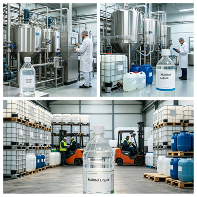 Maltitol Syrup Cosmetic Grade 80/55, E965 CAS 585-88-6, Non-Crystallizing Sweetener for Personal Care, 250kg Drum, Bulk Supply
