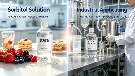 Factory Direct Supply 70% Sorbitol Solution Food & Cosmetic Grade E420 CAS 50‑70‑4 Sugar Substitute for Pastry Beverage Skincare Base Material IBC Tank