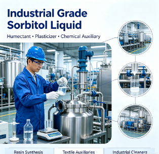 70% Non‑Crystallizing Sorbitol Solution Liquid D‑Sorbitol Syrup E420 CAS 50‑70‑4 Corn‑Derived Sugar Alcohol BP USP EP Bulk Liquid Sweetener for Sugar‑Free Food Oral Care Cosmetics Pharma From China