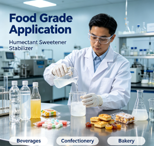 Multi‑spec Sorbitol 70% Liquid Syrup D Glucitol Polyol Raw Material For Food Confectionery Sweetening And Cosmetic Skincare Moisturizing Application