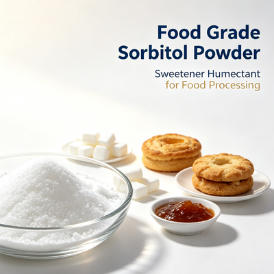 Bulk D-Glucitol Sorbitol Powder E420 CAS 50-70-4 Crystalline Humectant for Confectionery and Cosmetic