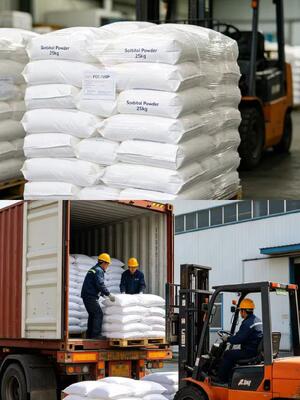 Bulk D-Glucitol Sorbitol Powder E420 CAS 50-70-4 Crystalline Humectant for Confectionery and Cosmetic