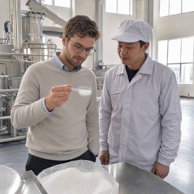 Maltitol Powder C12H24O11 Low Glycemic Sugar Substitute, Crystalline Sweetener for Food and Beverage