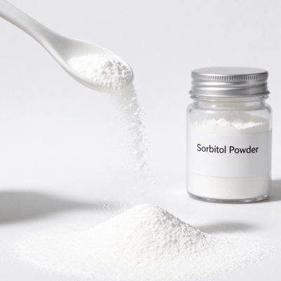 Sorbitol Powder 60-80 Mesh Granular Food Grade, E420 D-Glucitol, Sugar Alcohol Humectant, 25kg PP Bag
