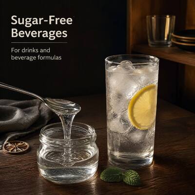 Liquid Sorbitol 70% Solution, Food Grade Sugar-Free Sweetener and Humectant Syrup for Beverage, Food and Bakery Applications, Bulk Wholesale Supplier