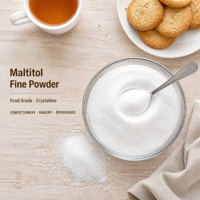 Sugar-Free Maltitol Powder for Chocolate, Candy & Chewing Gum, Wholesale Bulk Sweetener Supply
