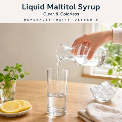 Maltitol Syrup 80/55 IBC Packing Food Grade, E965 HSH Hydrogenated Starch Hydrolysate, 250kg Drum, Bulk Supply, Supplier and Exporter
