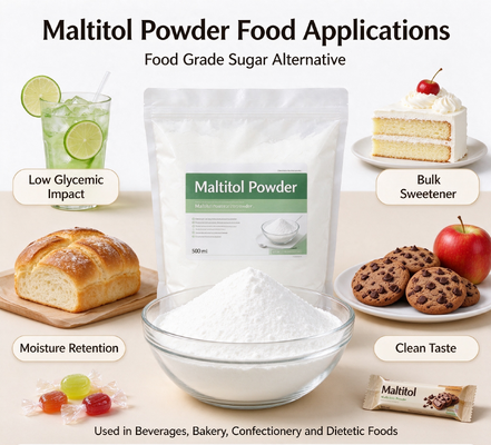 E965 Maltitol Powder Polyol Sweetener, Bulk Maltitol for Sugar Free Chocolate, Pharmaceutical and Oral Care Manufacturing