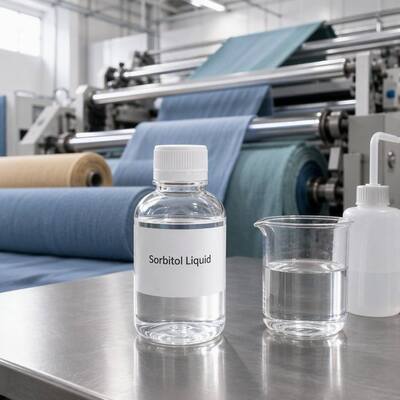 Sorbitol Solution 70% Industrial Grade, E420 CAS 50-70-4, Non-Crystallizing Polyol for Detergent Formulation, 250kg Drum