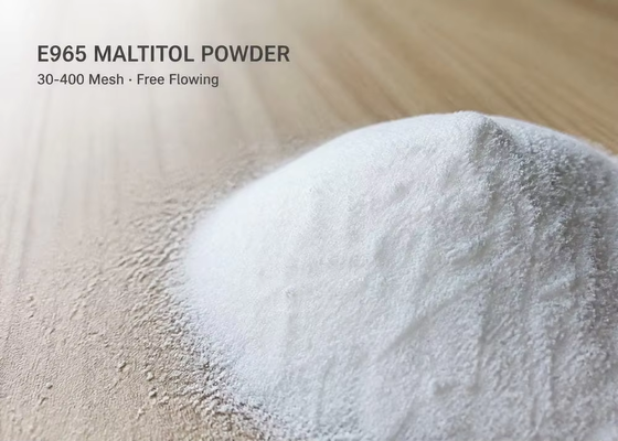 Halal and Kosher Certified Maltitol Powder 30-400 Mesh Food Grade, E965, Low Calorie Non-Cariogenic Sweetener, 25kg Kraft Bag