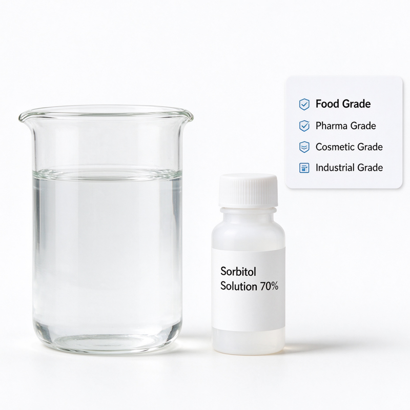 High Purity Liquid Sorbitol Syrup | Non-Crystallizing Sorbitol Solution for Sugar-Free Candy, Oral Care, Cosmetic & Industrial Applications